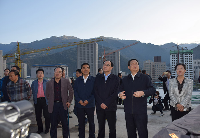 全國(guó)、省市政協(xié)委員體驗(yàn)蘭渝鐵路、視察階州廣場(chǎng)