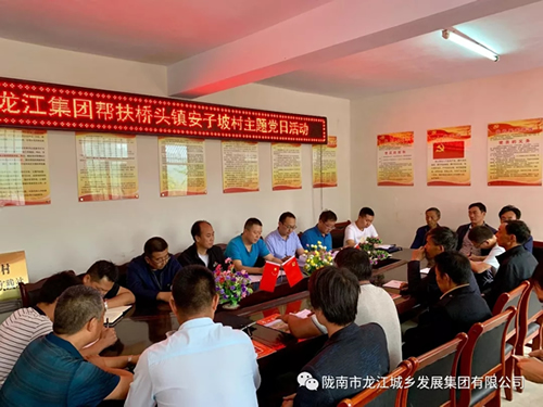 市龍江城鄉(xiāng)發(fā)展集團(tuán)在橋頭鎮(zhèn)安子坡村積極開展幫扶主題實踐活動